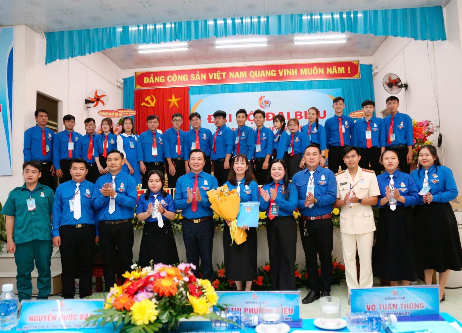 ĐẠI HỘI ĐẠI BIỂU ĐOÀN TNCS HỒ CHÍ MINH XÃ HƯNG KHÁNH TRUNG LẦN THỨ I, NHIỆM KỲ 2025 - 2030 THÀNH CÔNG TỐT ĐẸP