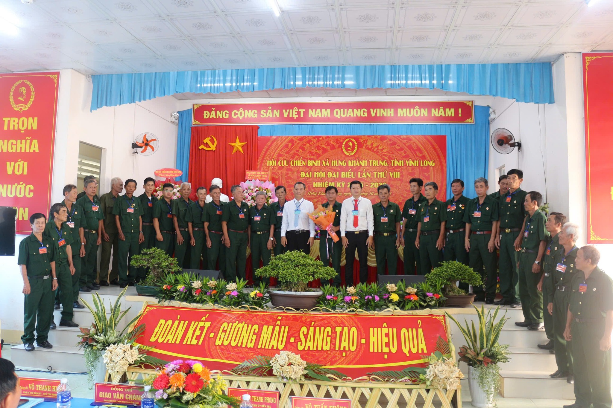 ĐẠI HỘI ĐẠI BIỂU HỘI CỰU CHIẾN BINH XÃ HƯNG KHÁNH TRUNG LẦN THỨ VIII, NHIỆM KỲ 2025 - 2030 THÀNH CÔNG TỐT ĐẸP.