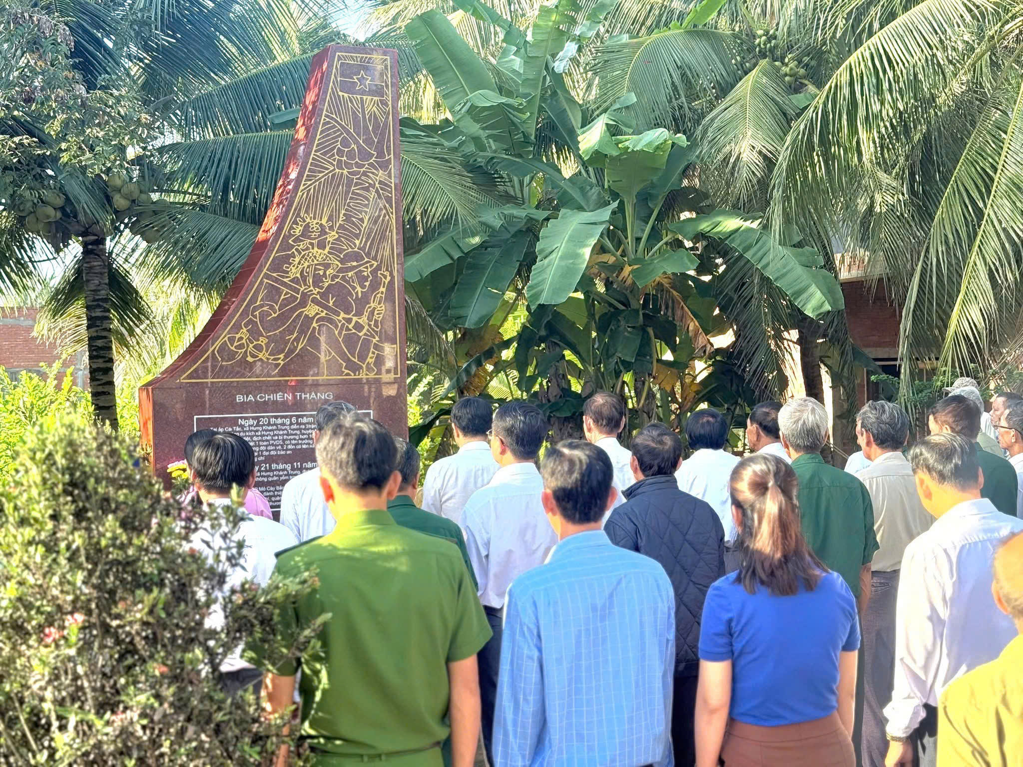 Ban Liên lạc Bộ đội địa phương huyện Mỏ Cày Bắc tổ chức Họp mặt kỷ niệm 53 năm trận đánh thiệt hại nặng tiểu đoàn 418 thuộc chiến đoàn A địch (21/12/1972 – 21/12/2025)