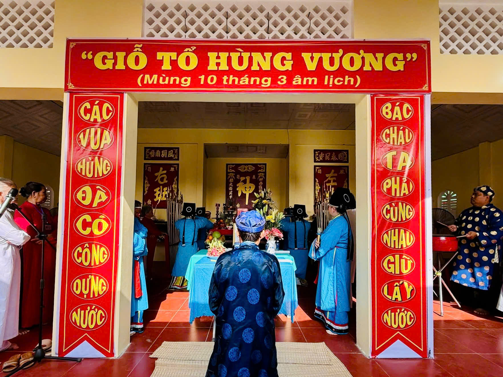 XÃ HƯNG KHÁNH TRUNG TRANG TRỌNG TỔ CHỨC LỄ GIỖ TỔ HÙNG VƯƠNG NĂM 2026.